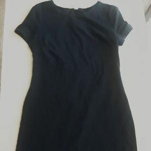 Dark turquoise tshirt dress.